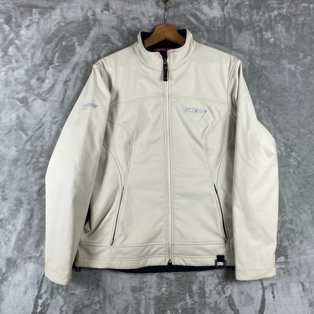 Klim Whistler Jacket Women L Cream Windstopper Soft Shell #4023